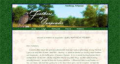 Desktop Screenshot of feathersandgunpowder.com